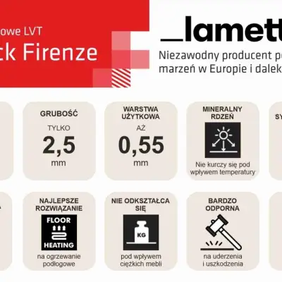 Panele winylowe Jodełka LVT Firenze dryback HB Mistrall Klasa 33 2.5 mm, FIR HB-2631-DB