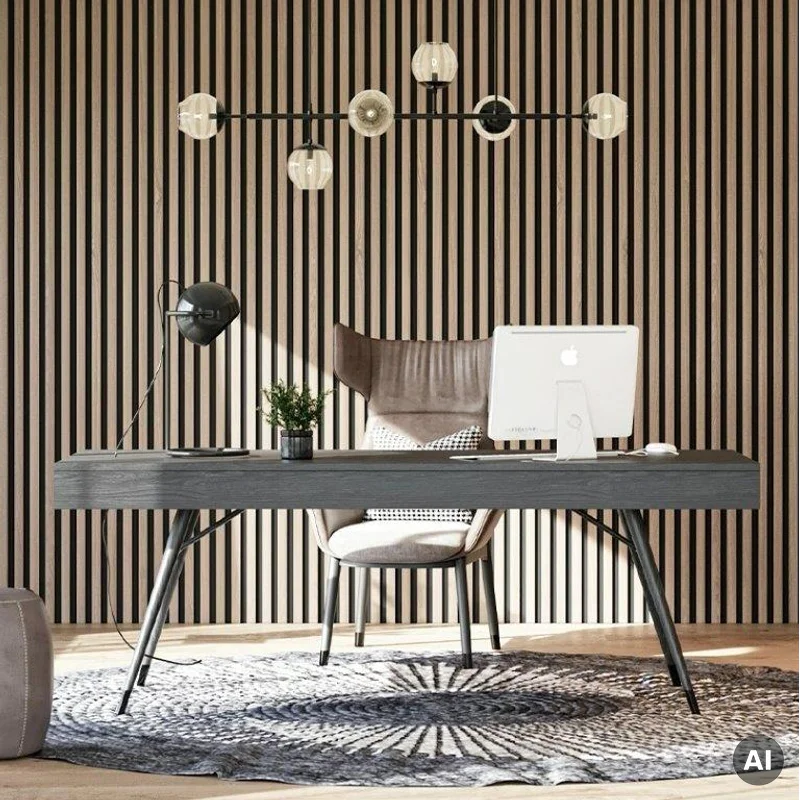 Lamele Akustyczne Dąb Naturalny Teak na Filcu L 248, 120043