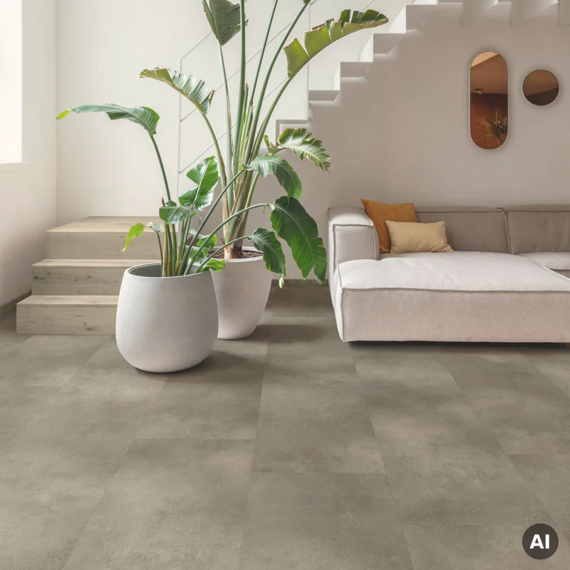 Panele winylowe SPC LVT z podkładem Beton Cloudy Klasa 33 6