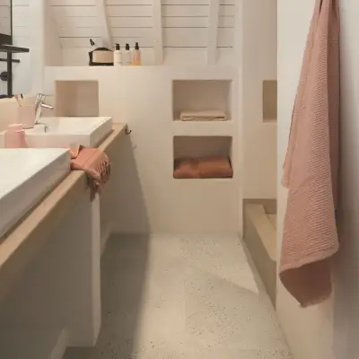 Panele winylowe SPC LVT z podkładem Beton Oyster Klasa 33 6 mm, AVMTU40275