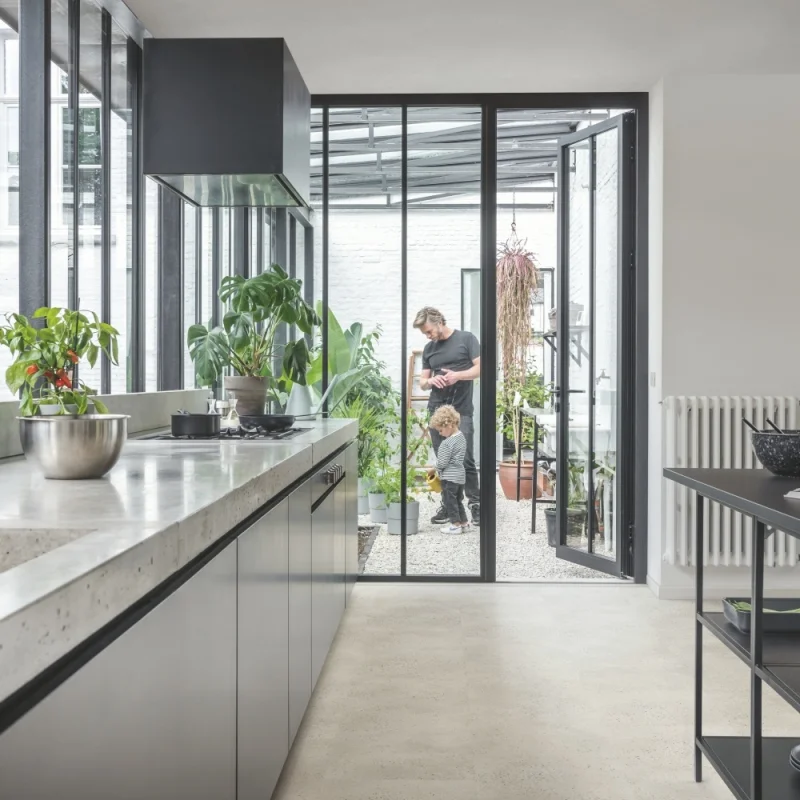 Panele winylowe SPC LVT z podkładem Beton Oyster Klasa 33 6