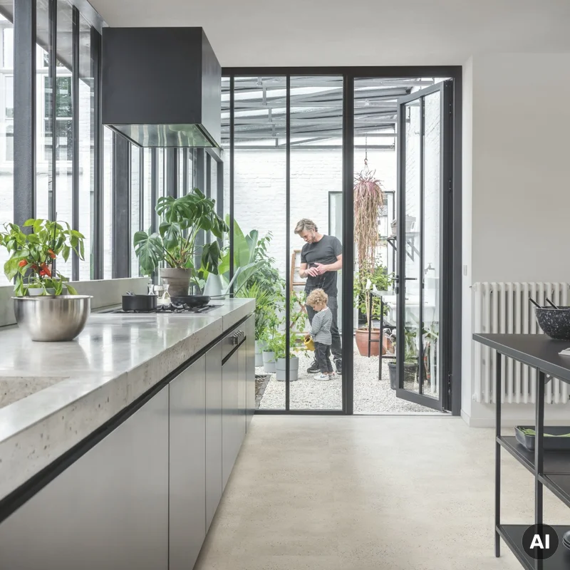Panele winylowe SPC LVT z podkładem Beton Oyster Klasa 33 6