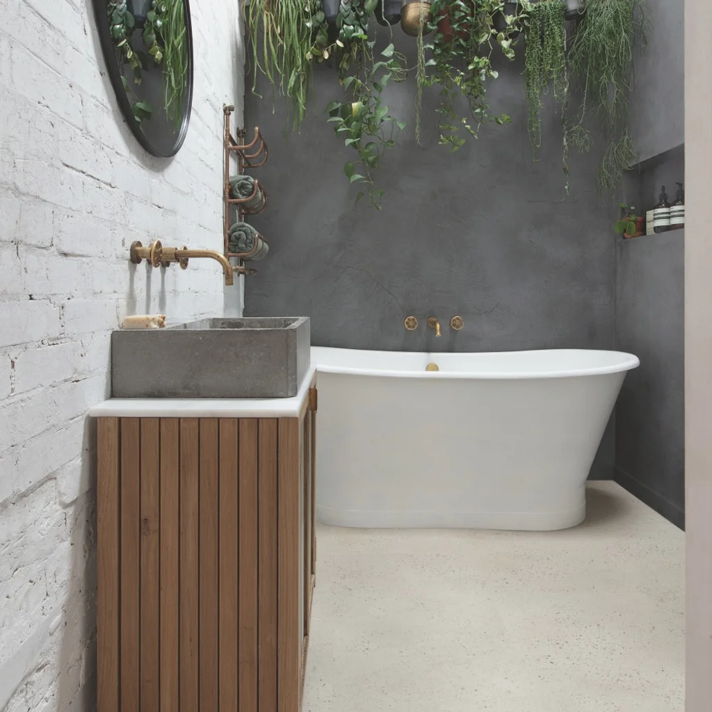 Panele winylowe SPC LVT z podkładem Beton Oyster Klasa 33 6 mm TAK, AVMTU40275, Panele winylowe, Illume Click z podkładem, Quick-Step Unilin