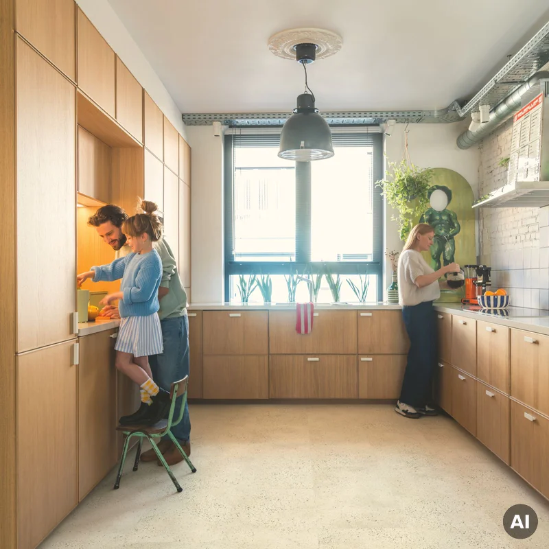 Panele winylowe SPC LVT z podkładem Beton Pebble Klasa 33 6