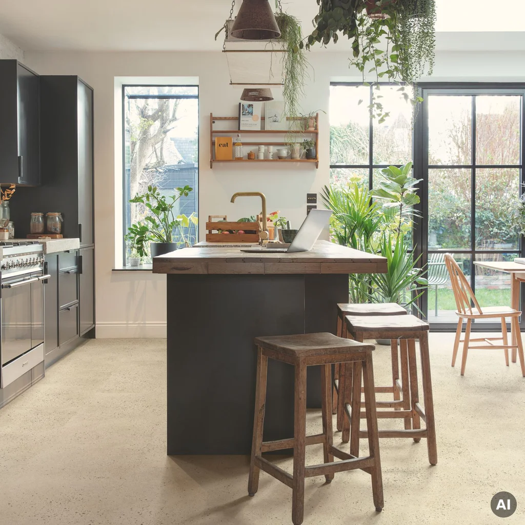 Panele winylowe SPC LVT z podkładem Beton Pebble Klasa 33 6 mm TAK, AVMTU40276, Panele winylowe, Illume Click z podkładem, Quick-Step