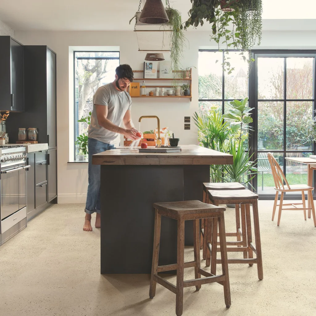 Panele winylowe SPC LVT z podkładem Beton Pebble Klasa 33 6 mm TAK, AVMTU40276, Panele winylowe, Illume Click z podkładem, Quick-Step Unilin