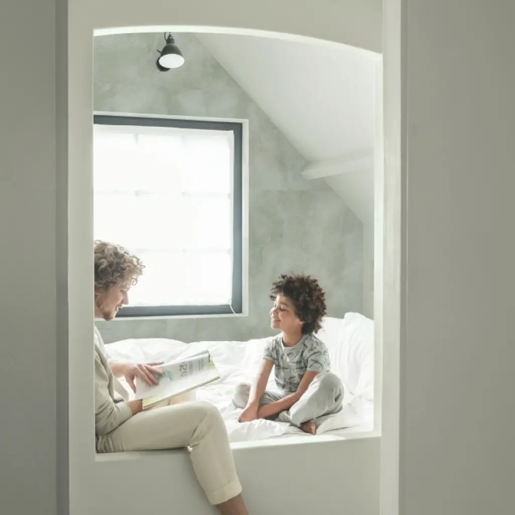 Panele winylowe SPC LVT z podkładem Soft Sage Klasa 33 6 mm, AVMTU40334, Panele winylowe, Illume Click z podkładem, Quick-Step Unilin