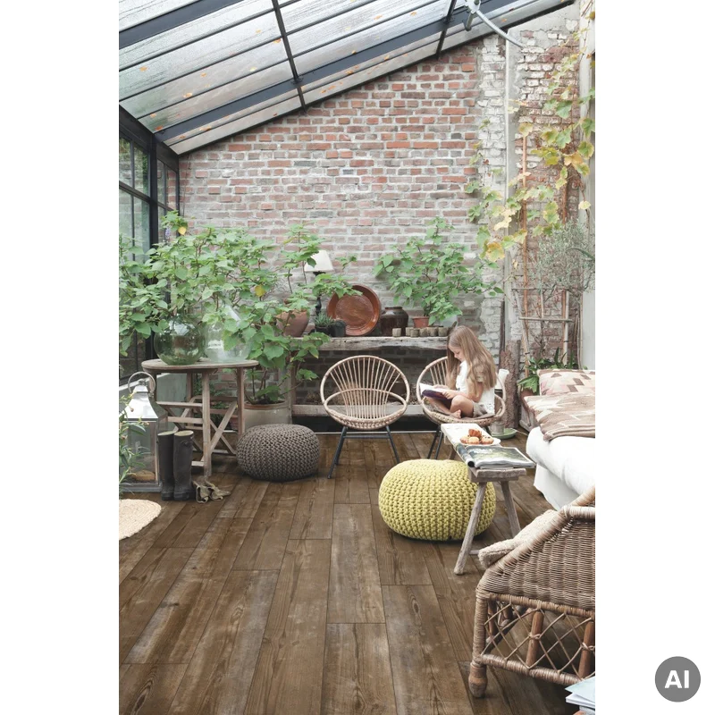 Panele winylowe SPC LVT z podkładem Sosna Sundown Mgła Kla
