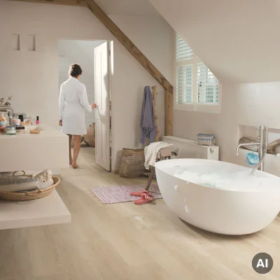 Panele winylowe SPC LVT z podkładem Dąb Morska Bryza Beż Klasa 33 6 mm TAK, AVMPU40080