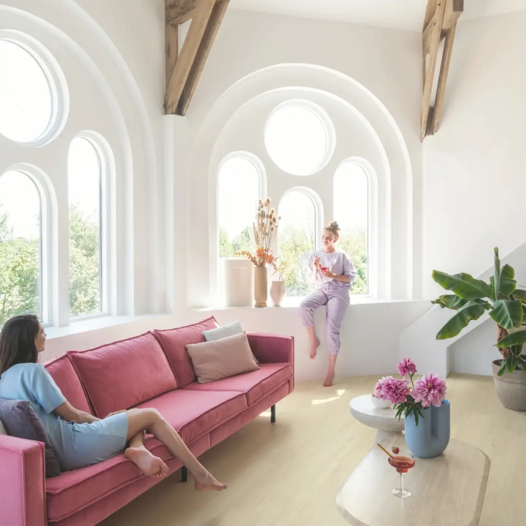 Panele winylowe SPC LVT z podkładem Dąb Morska Bryza Beż Klasa 33 6 mm, AVMPU40080, Panele winylowe, Bloom z podkładem, Quick-Step Unilin