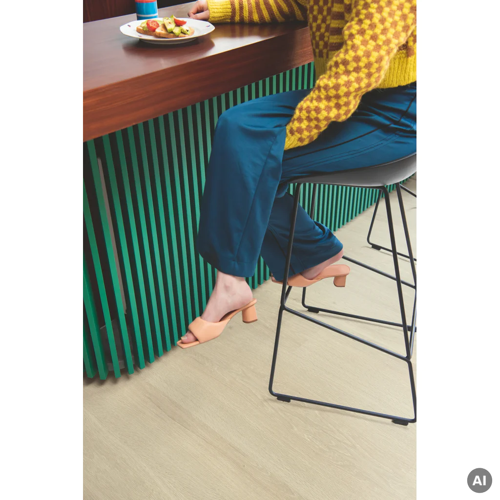 Panele winylowe SPC LVT z podkładem Dąb Morska Bryza Beż Klasa 33 6 mm TAK, AVMPU40080, Panele winylowe, Bloom z podkładem, Quick-Step
