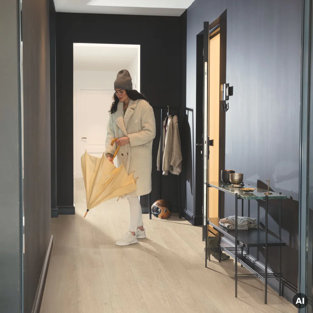 Panele winylowe SPC LVT z podkładem Dąb Morska Bryza Beż Klasa 33 6 mm TAK, AVMPU40080, Panele winylowe, Bloom z podkładem, Quick-Step