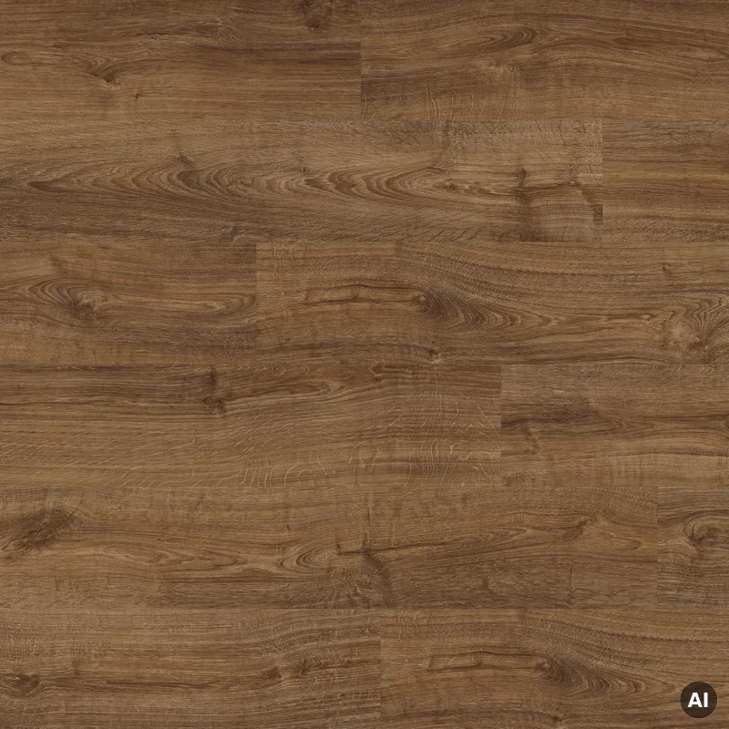 Panele winylowe SPC LVT z podkładem Dąb Brązowy Jesienny