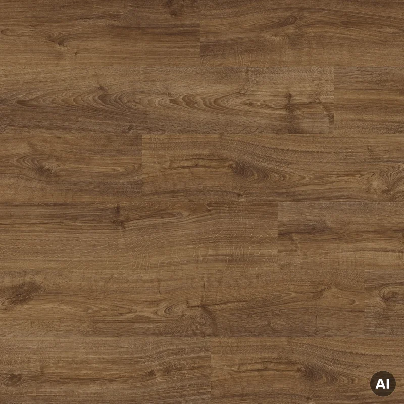 Panele winylowe SPC LVT z podkładem Dąb Brązowy Jesienny