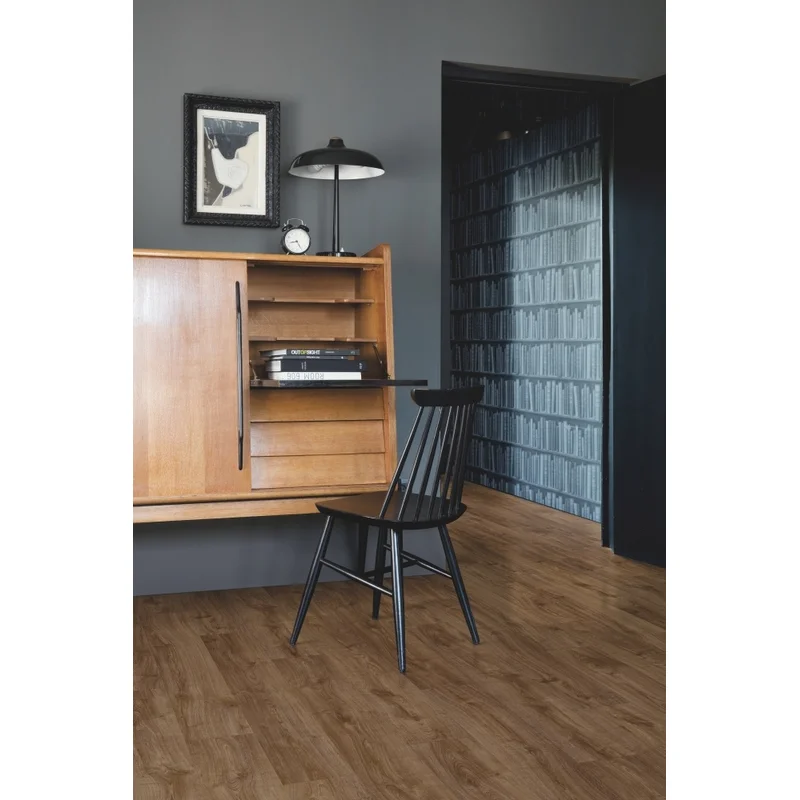 Panele winylowe SPC LVT z podkładem Dąb Brązowy Jesienny