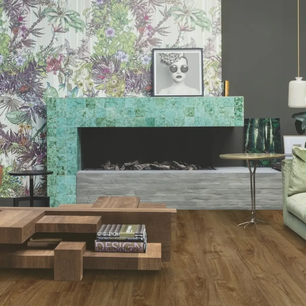 Panele winylowe SPC LVT z podkładem Dąb Brązowy Jesienny Klasa 33 6 mm, AVMPU40090, Panele winylowe, Bloom z podkładem, Quick-Step Unilin