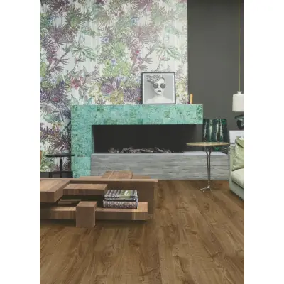 Panele winylowe SPC LVT z podkładem Dąb Brązowy Jesienny Klasa 33 6 mm, AVMPU40090