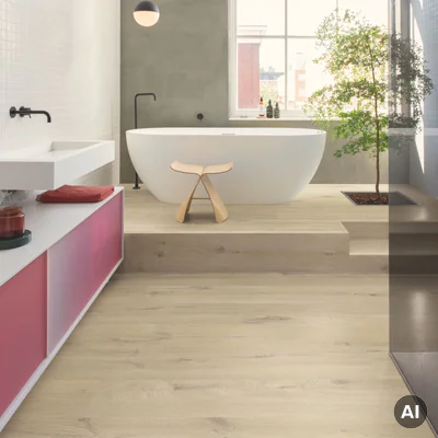 Panele winylowe SPC LVT z podkładem Dąb Bawełniany Beż Klasa 33 6 mm TAK, AVMPU40103