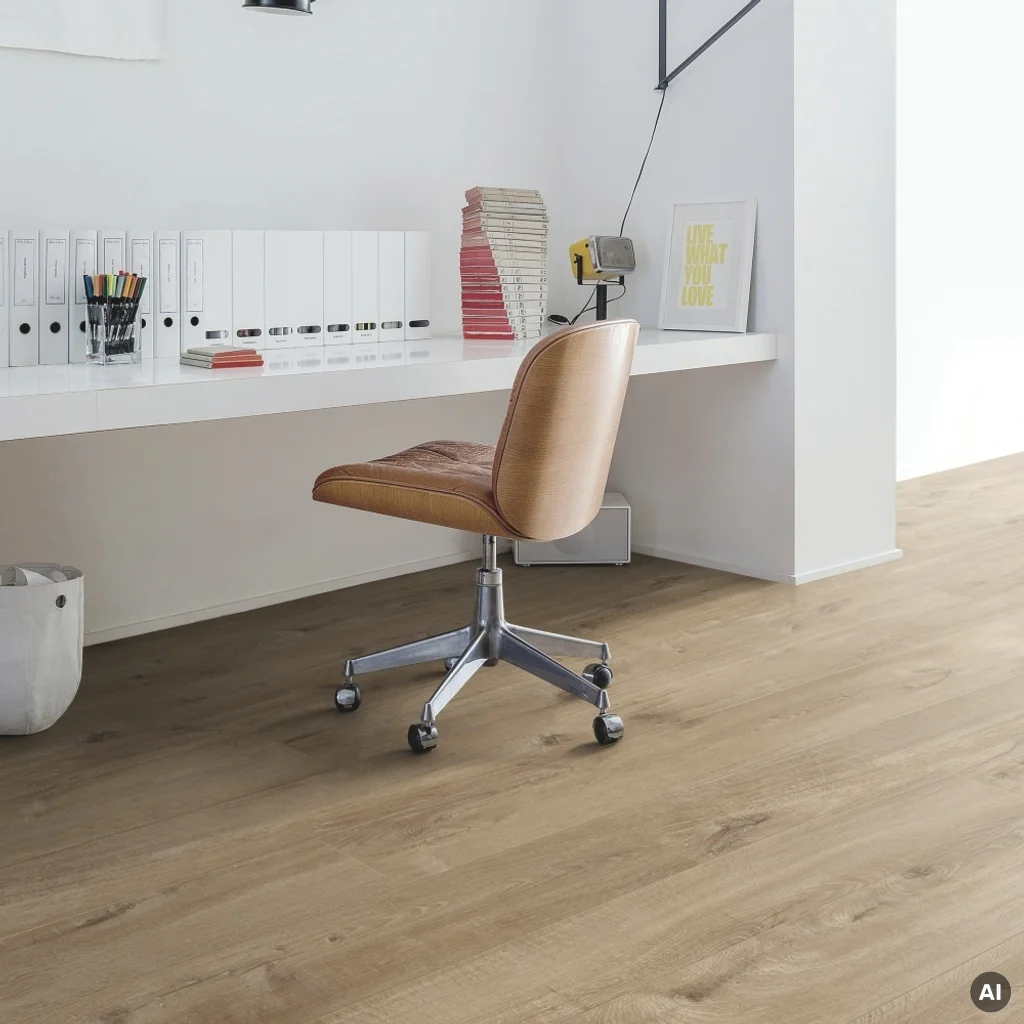 Panele winylowe SPC LVT z podkładem Dąb Bawełniany Naturalny Klasa 33 6 mm TAK, AVMPU40104, Panele winylowe, Bloom z podkładem, Quick-Step Unilin