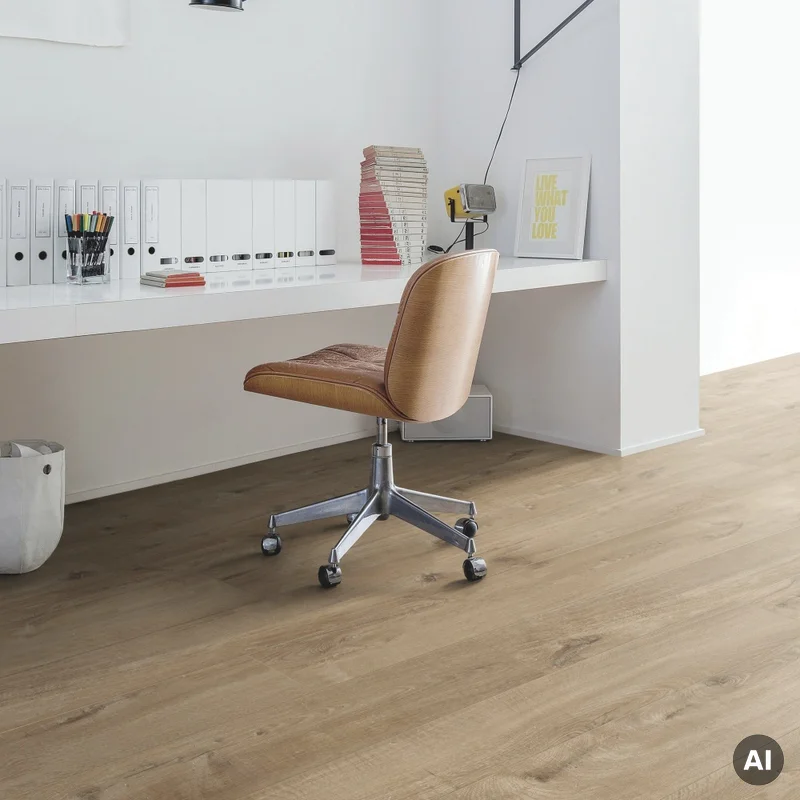 Panele winylowe SPC LVT z podkładem Dąb Bawełniany Natura
