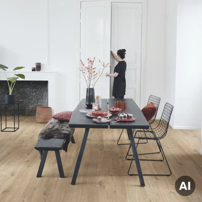 Panele winylowe SPC LVT z podkładem Dąb Bawełniany Naturalny Klasa 33 6 mm TAK, AVMPU40104