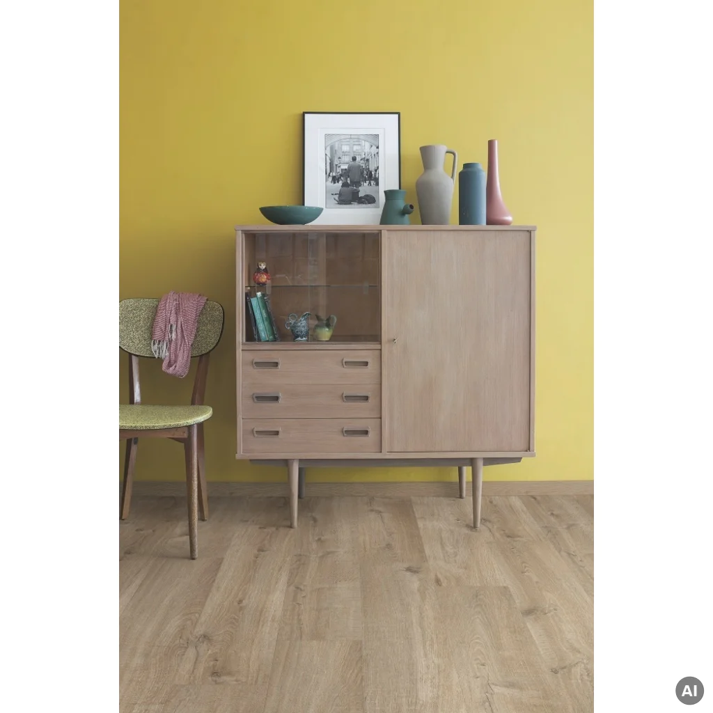 Panele winylowe SPC LVT z podkładem Dąb Bawełniany Naturalny Klasa 33 6 mm TAK, AVMPU40104, Panele winylowe, Bloom z podkładem, Quick-Step Unilin