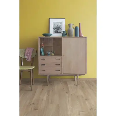 Panele winylowe SPC LVT z podkładem Dąb Bawełniany Naturalny Klasa 33 6 mm, AVMPU40104