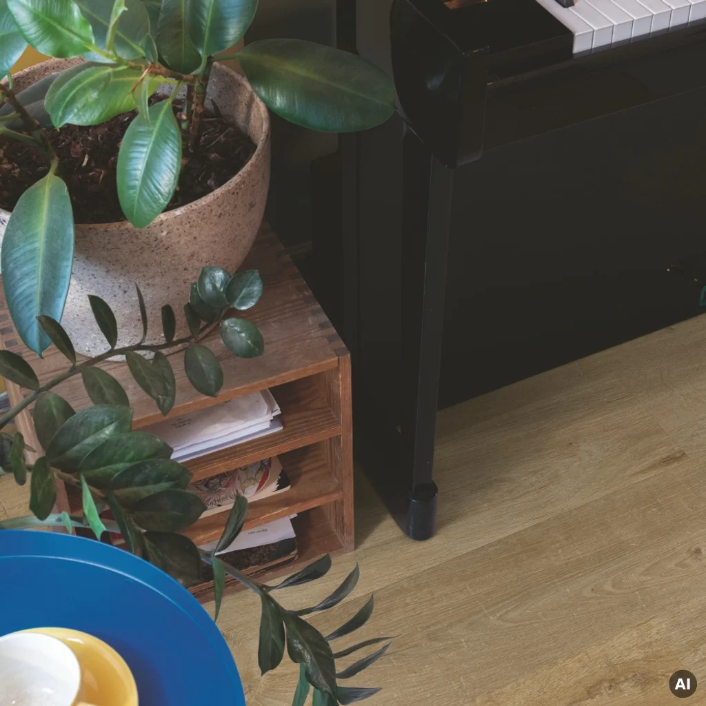 Panele winylowe SPC LVT z podkładem Dąb Bawełniany Naturalny Klasa 33 6 mm TAK, AVMPU40104, Panele winylowe, Bloom z podkładem, Quick-Step Unilin