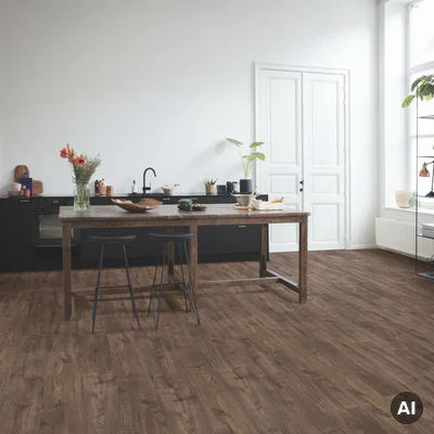 Panele winylowe SPC LVT z podkładem Dąb Czekoladowy Jesienny Klasa 33 6 mm TAK, AVMPU40199