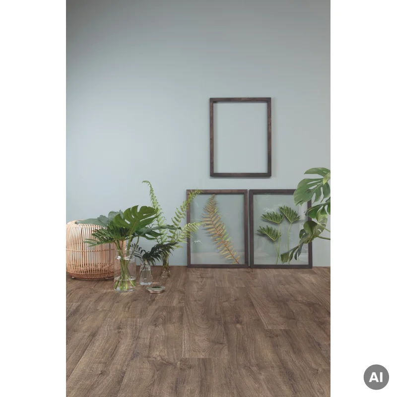 Panele winylowe SPC LVT z podkładem Dąb Czekoladowy Jesien