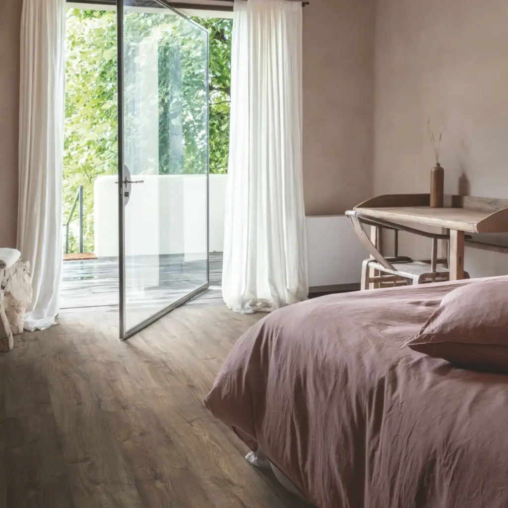 Panele winylowe SPC LVT z podkładem Dąb Czekoladowy Jesienny Klasa 33 6 mm, AVMPU40199, Panele winylowe, Bloom z podkładem, Quick-Step Unilin