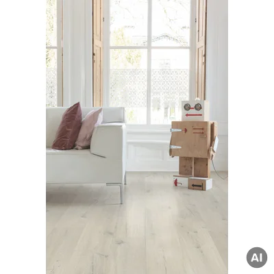Panele winylowe SPC LVT z podkładem Dąb Bawełniany Biało-Rumiany Klasa 33 6 mm TAK, AVMPU40200
