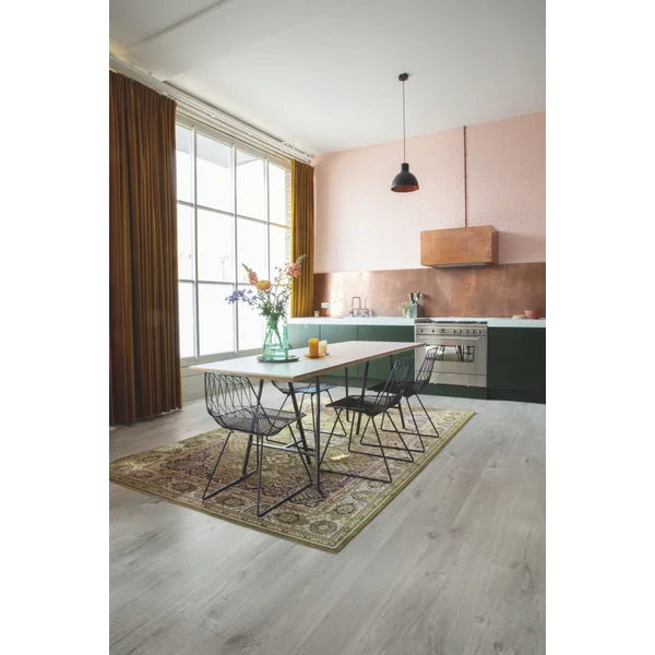 Panele winylowe SPC LVT z podkładem Dąb Bawełniany Zimno-
