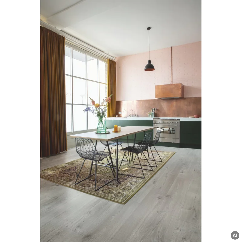 Panele winylowe SPC LVT z podkładem Dąb Bawełniany Zimno-