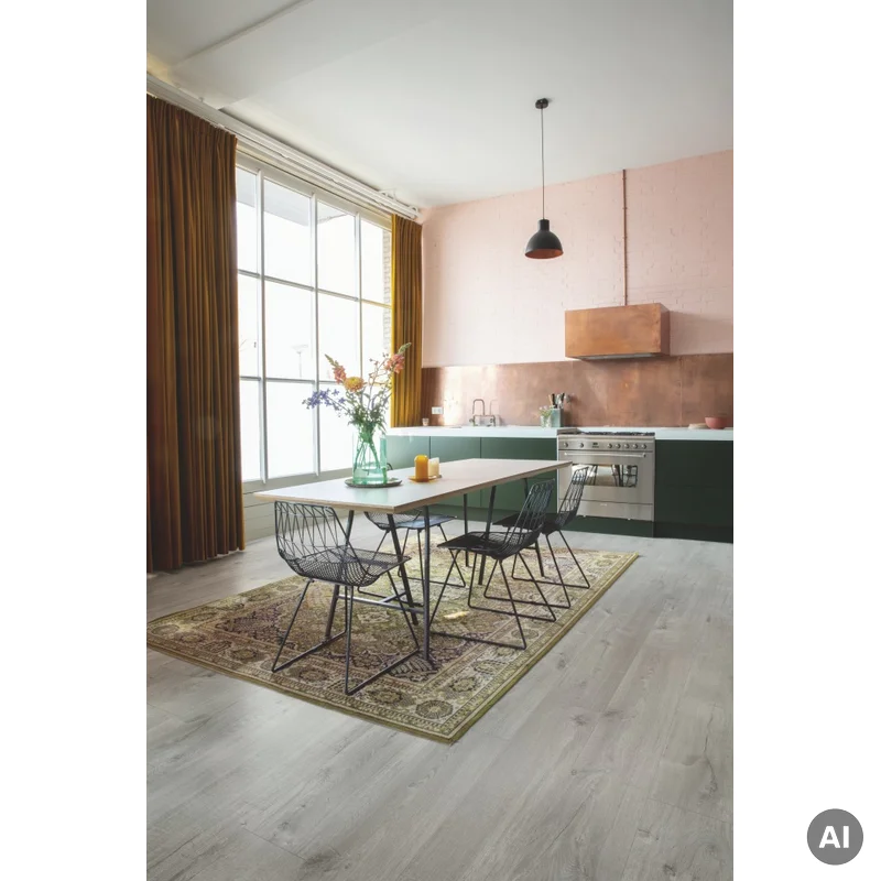 Panele winylowe SPC LVT z podkładem Dąb Bawełniany Zimno-