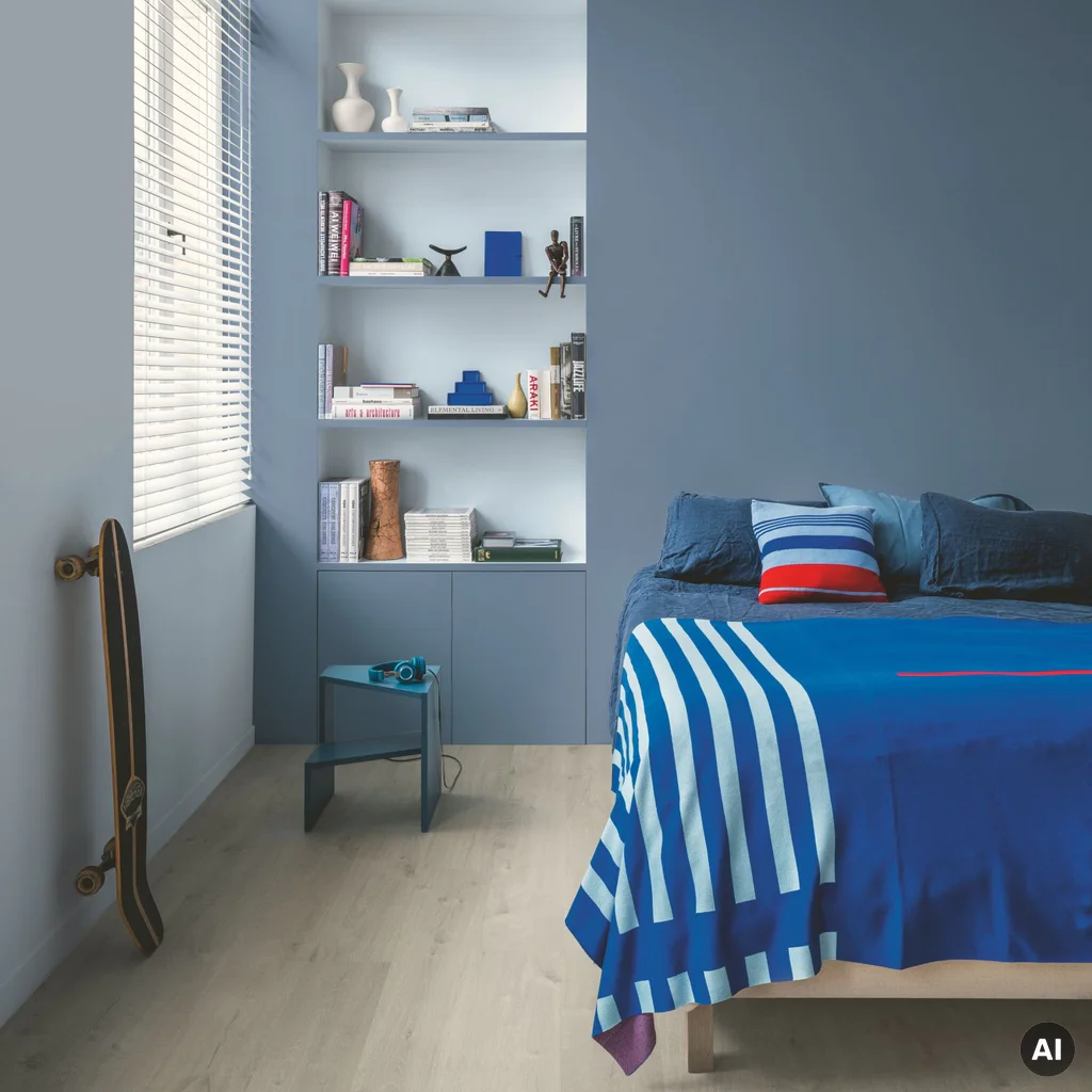 Panele winylowe SPC LVT z podkładem Dąb Bawełniany Zimno-Szary Klasa 33 6 mm TAK, AVMPU40201, Panele winylowe, Bloom z podkładem, Quick-Step