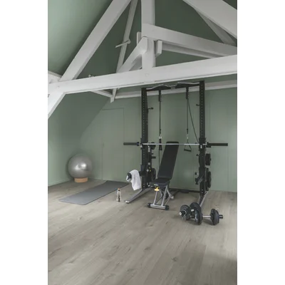 Panele winylowe SPC LVT z podkładem Dąb Bawełniany Przytulny-Szary Klasa 33 6 mm TAK, AVMPU40202