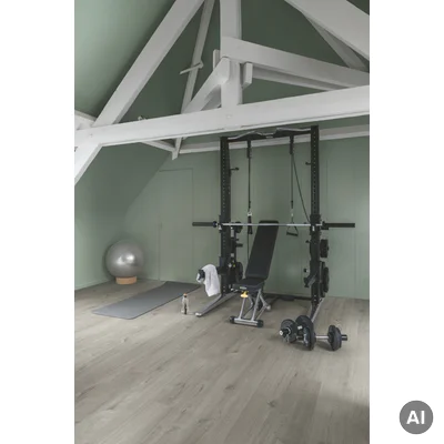 Panele winylowe SPC LVT z podkładem Dąb Bawełniany Przytulny-Szary Klasa 33 6 mm TAK, AVMPU40202
