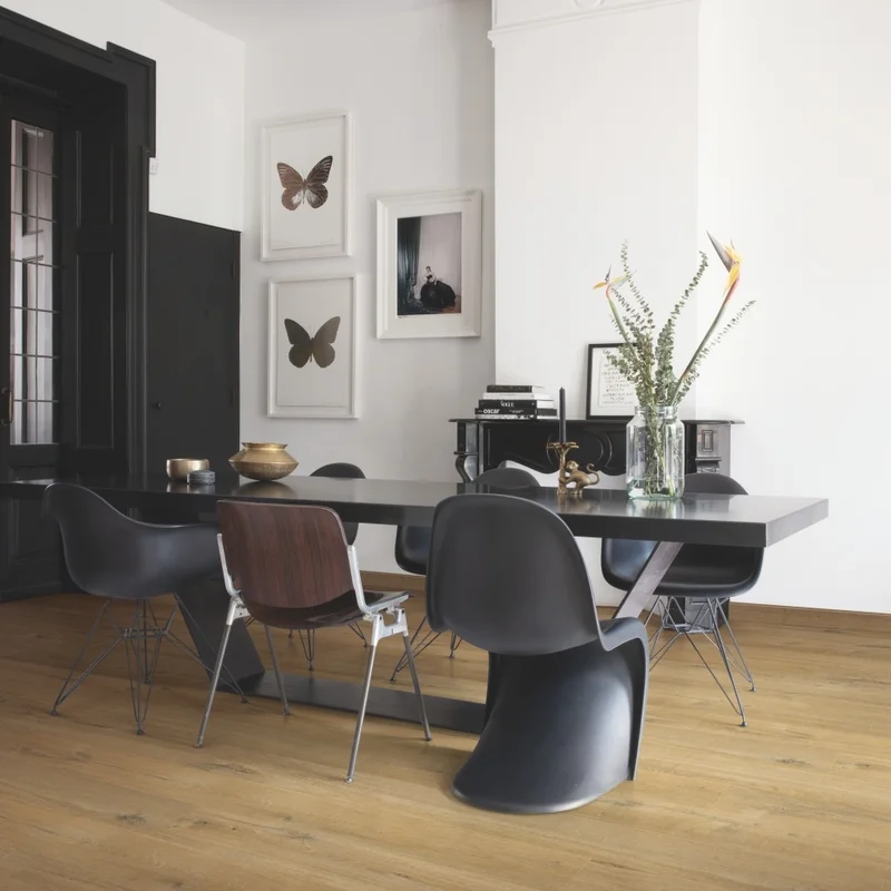 Panele winylowe SPC LVT z podkładem Dąb Bawełniana Głęb