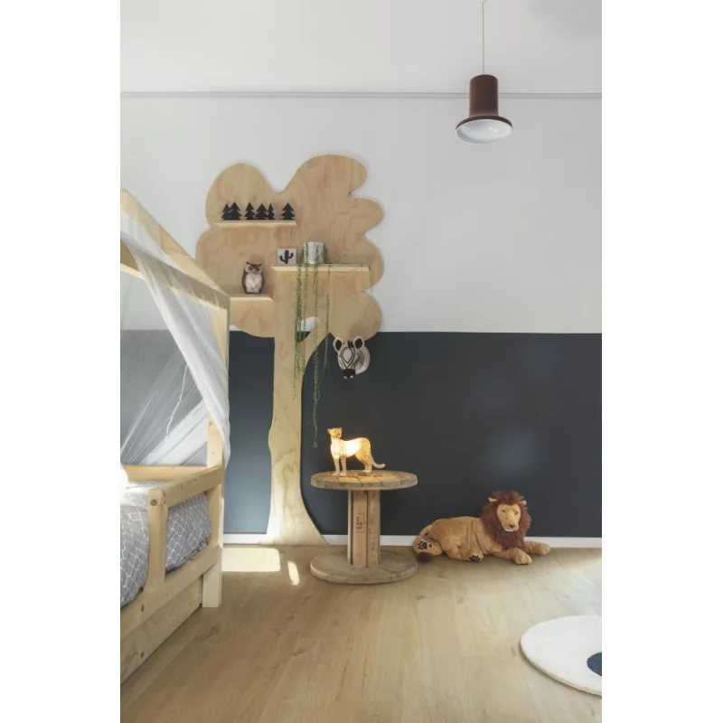 Panele winylowe SPC LVT z podkładem Dąb Bawełniana Głęb