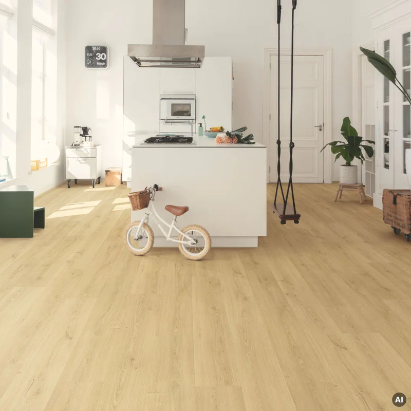 Panele winylowe SPC LVT z podkładem Botaniczny Beż Klasa 3