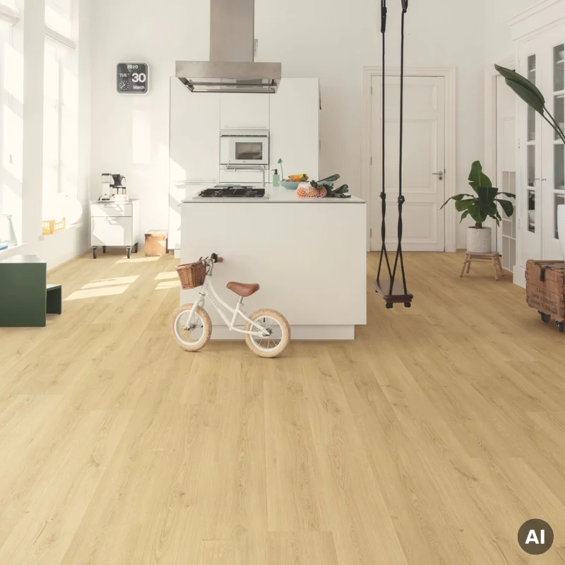 Panele winylowe SPC LVT z podkładem Botaniczny Beż Klasa 3