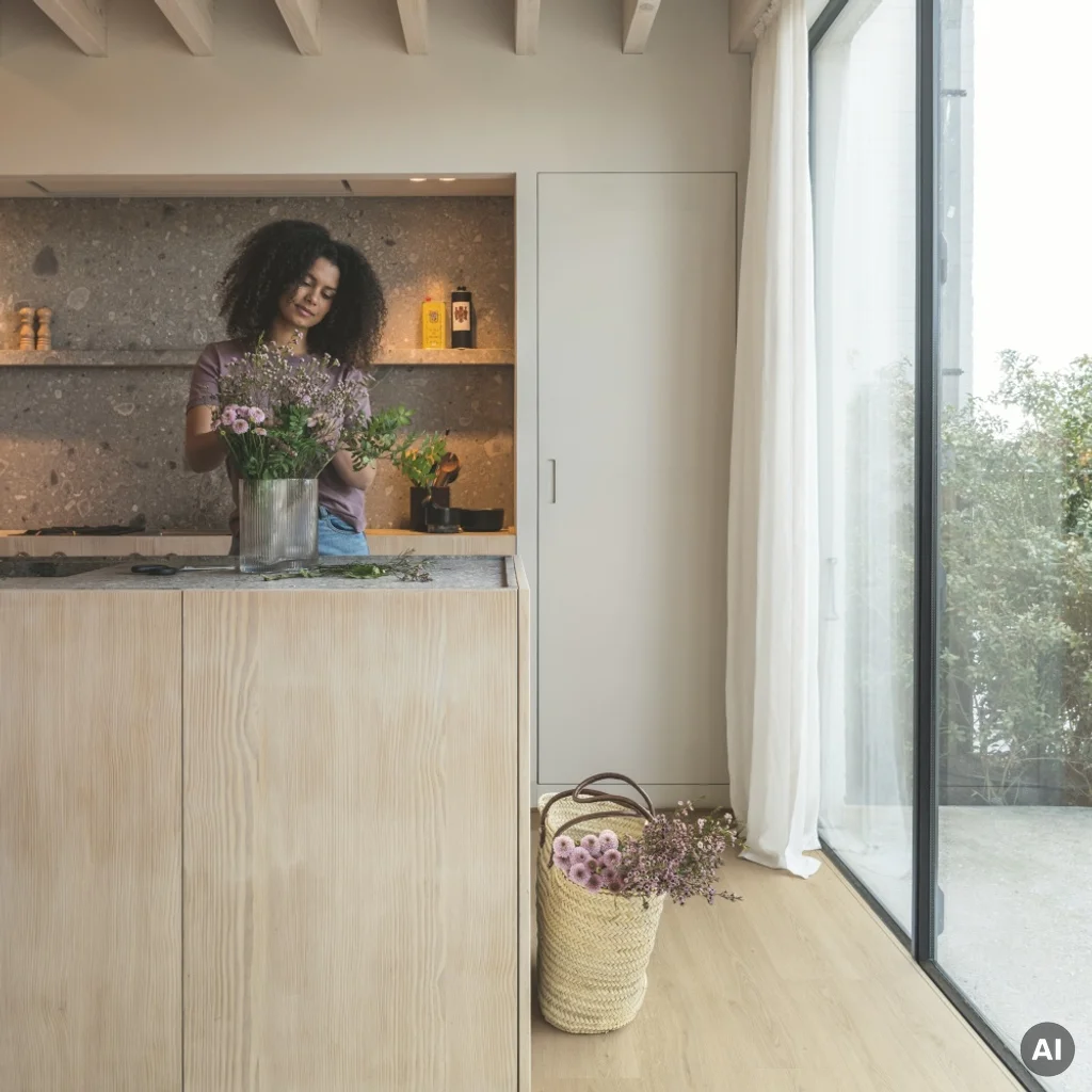 Panele winylowe SPC LVT z podkładem Botaniczny Beż Klasa 33 6 mm TAK, AVMPU40236, Panele winylowe, Bloom z podkładem, Quick-Step