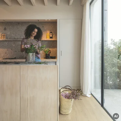 Panele winylowe SPC LVT z podkładem Botaniczny Beż Klasa 33 6 mm TAK, AVMPU40236