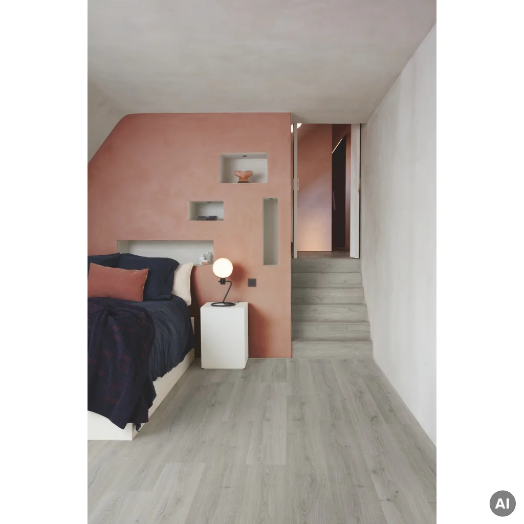 Panele winylowe SPC LVT  z podkładem Botaniczny Szary Klasa 33 6 mm TAK, AVMPU40237, Panele winylowe, Bloom z podkładem, Quick-Step