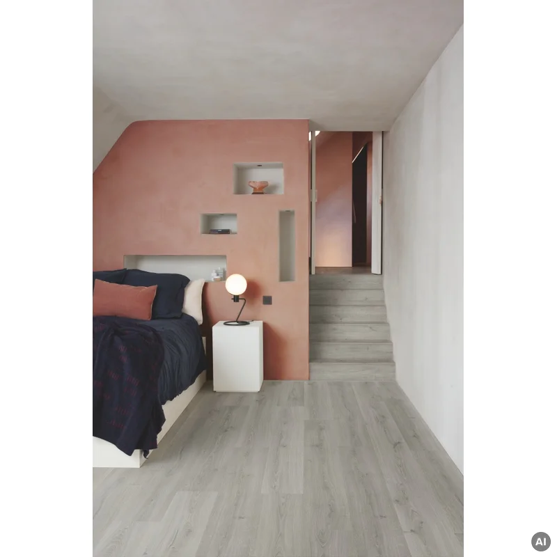 Panele winylowe SPC LVT z podkładem Botaniczny Szary Klasa