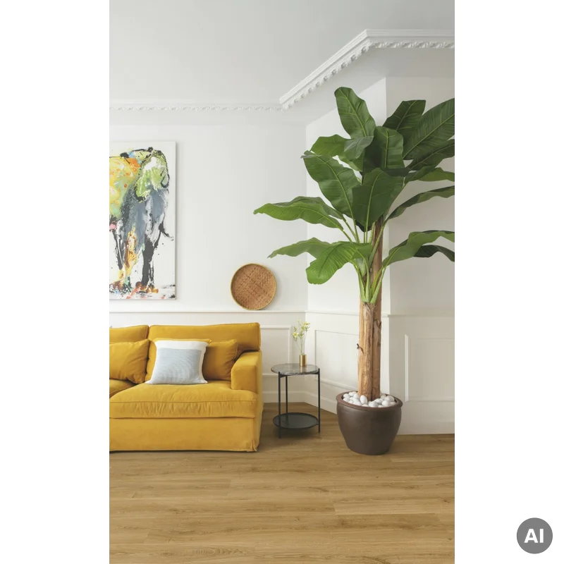 Panele winylowe SPC LVT z podkładem Dąb Wędzony Botaniczy