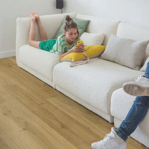 Panele winylowe SPC LVT z podkładem Dąb Wędzony Botaniczy