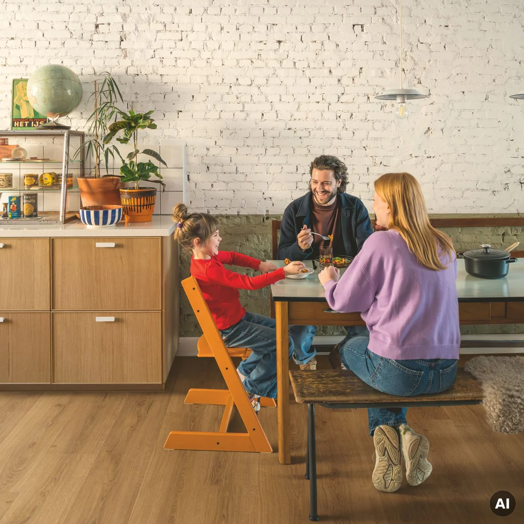 Panele winylowe SPC LVT z podkładem Dąb Karmelowy Botan Klasa 33 6 mm TAK, AVMPU40315, Panele winylowe, Bloom z podkładem, Quick-Step