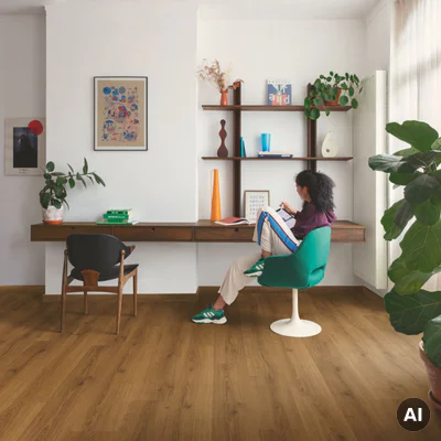 Panele winylowe SPC LVT z podkładem Dąb Karmelowy Botan Klasa 33 6 mm TAK, AVMPU40315